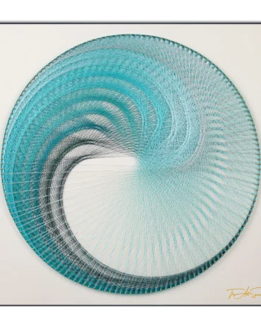 Ombré Spiral Mandala