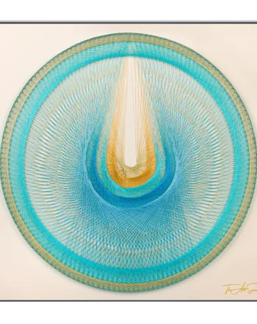 Blue Azure Flame Mandala