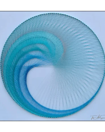 Ombré Spiral Art Mandala
